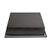 ALFI brand 16'' x 16'' Brushed Black PVD Steel Square Single Shelf Shower Niche, Product Bottom View