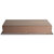 ALFI brand ABNP2412-BC 24'' x 12'' Horizontal Single Shelf Shower Niche, 24'' W x 12'' D x 4'' H, 24'' x 12'' Brushed Copper Single Shelf, Back View