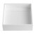 White Matte - Concealed Drain - Angle