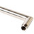 Alfi brand 20'' W Round Wall Shower Arm, Brushed Nickel Close Up View