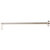 Alfi brand 20'' W Round Wall Shower Arm, Brushed Nickel Side View