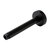 ALFI brand 6'' Round Ceiling Shower Arm, Black Matte, Product View