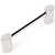 Alno Contemporary III Cabinet Pull with Oval Ends