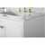 Ancerre Designs Audrey 72'' White / Italian Carrara Top / Gold Hardware - Close-Up-Top View 1