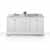 Ancerre Designs Audrey 72'' White / Italian Carrara Top - Display View
