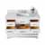 White / Italian Carrara Top - Front Open