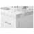 White / Italian Carrara Top - Close - Up-Top View 2