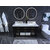 Ancerre Designs Elizabeth 60'' Double Sink Bath Vanity in Black Onyx with Italian Carrara White Marble Vanity top and (2) White Undermount Basins with Gold Hardware, 60''W x 22D x 34-1/2''H