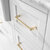 Ancerre Designs Hayley 48'' White, Gold Hardware