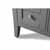 Ancerre Designs Maili 48'' Sapphire Gray / Italian Carrara Top - Close - Up-View 3