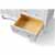Ancerre Designs Hannah Left Sink / Gold Hardware - Close - Up Drawers View 2