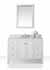 Ancerre Designs Maili 48'' White / Brushed Nickel Hardware - Product View