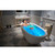 Aquatica Karolina™ Relax Solid Surface Air Massage Oval Bathtub, Matte White