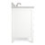 ARIEL Cambridge Collection 37'' White Right Offset Sink Side View