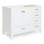 ARIEL Cambridge Collection 42'' White Left Angle Closed View