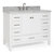 ARIEL Cambridge Collection 43'' White Center Sink Angle Closed View