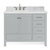 ARIEL Cambridge Collection 43'' Grey Left Offset Sink Front View