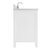 ARIEL Cambridge Collection 43'' White Left Offset Sink Side View