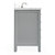 ARIEL Cambridge Collection 43'' Grey Right Offset Sink Side View