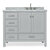 ARIEL Cambridge Collection 43'' Grey Right Offset Sink Vanity