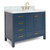 ARIEL Cambridge Collection 43'' Midnight Blue Right Offset Sink Angle Closed View