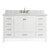 ARIEL Cambridge Collection 55'' White Oval Sink Vanity