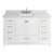 ARIEL Cambridge Collection 55'' White Rectangle Sink Vanity