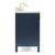 ARIEL Cambridge Collection 61'' Midnight Blue Rectangle Sinks Side View