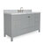 ARIEL Cambridge Collection 61'' Grey Rectangle Sink Angle Closed View