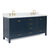 ARIEL Cambridge Collection 73'' Midnight Blue Oval Sinks Angle Closed View