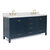 ARIEL Cambridge Collection 73'' Midnight Blue Rectangle Sinks Angle Closed View