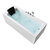 ARIEL Platinum Whirlpool 70" Bathtub Right Drain Water Fill View