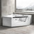 ARIEL Platinum White 59" Whirlpool Bathtub
