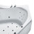 ARIEL Platinum White 59" Whirlpool Bathtub Close Up View