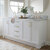 ARIEL Taylor 73'' W Double Sink Bath Vanity with Oval Sinks and Carrara White Marble Countertop