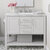 ARIEL Bayhill 43'' W Single Sink Bath Vanity with Rectangle Sink and Carrara White Marble Countertop