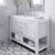 ARIEL Bayhill 49'' W Single Sink Bath Vanity with Rectangle Sink and White Quartz Countertop