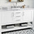 ARIEL Bayhill 55'' W Single Sink Bath Vanity with Rectangle Sink and Carrara White Marble Countertop
