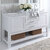 ARIEL Bayhill 61'' W Double Sink Bath Vanity with Rectangle Sinks and Carrara White Marble Countertop