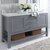 ARIEL Bayhill 61'' W Double Sink Bath Vanity with Rectangle Sinks and White Quartz Countertop