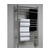 Amba Towel Warmers Jeeves Model C Curved, Brushed Finish