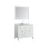 43" White Rectangle Sink Product View