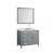 43" Grey Right Rectangle Sink Product View