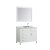 43" White Right Rectangle Sink Product View