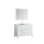 49" White Rectangle Sink Product View