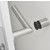 Blomus Entra Collection Wall Mounted Door Stop in Rubber Bumber with Matt Stainless Steel Base, 1'' Diameter x 1-19/32'' H