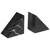 Blomus Pesa Collection 2-Piece Marble Bookend in Black, Product View