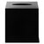 Blomus Nexio Collection Boutique Tissue Box Cover in Black Stainless Steel, Product View