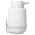 Blomus Sono Collection Wall Adapter For Sono Soap Dispenser / Tumbler in White, in Use with Wall Adapter View