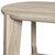 Blomus Eli Collection Oak Bench with Rounded Edges and Shapes, Close Up View